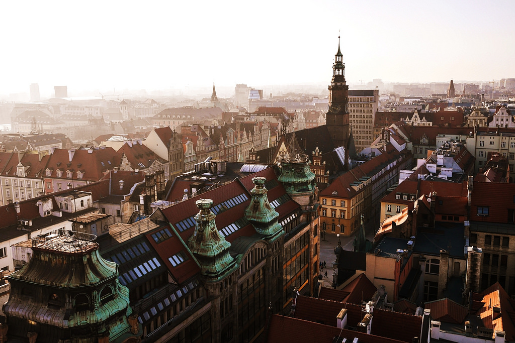 Na zdjęciu znajduje się widok Wrocławia