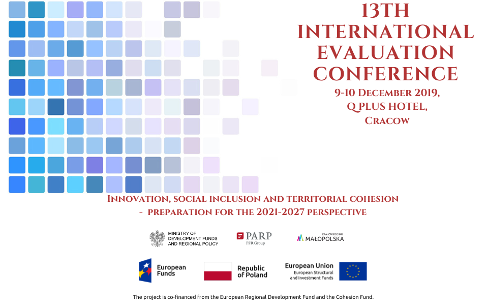 baner "13th International Evaluation Conference"